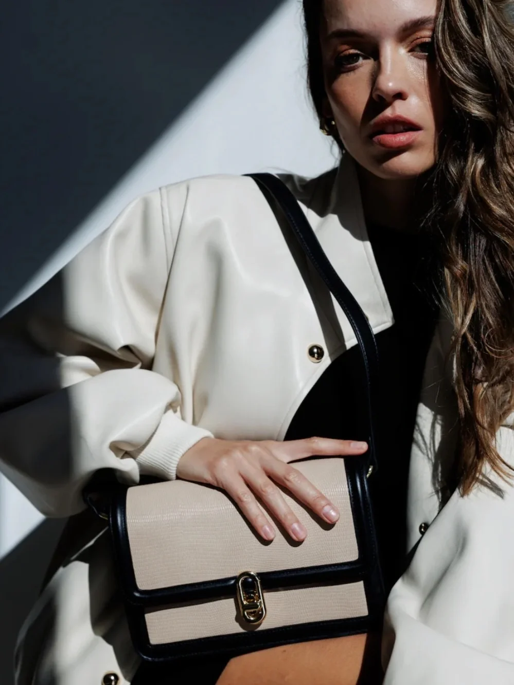 JULES KAE Mia Vegan Leather cross body bag